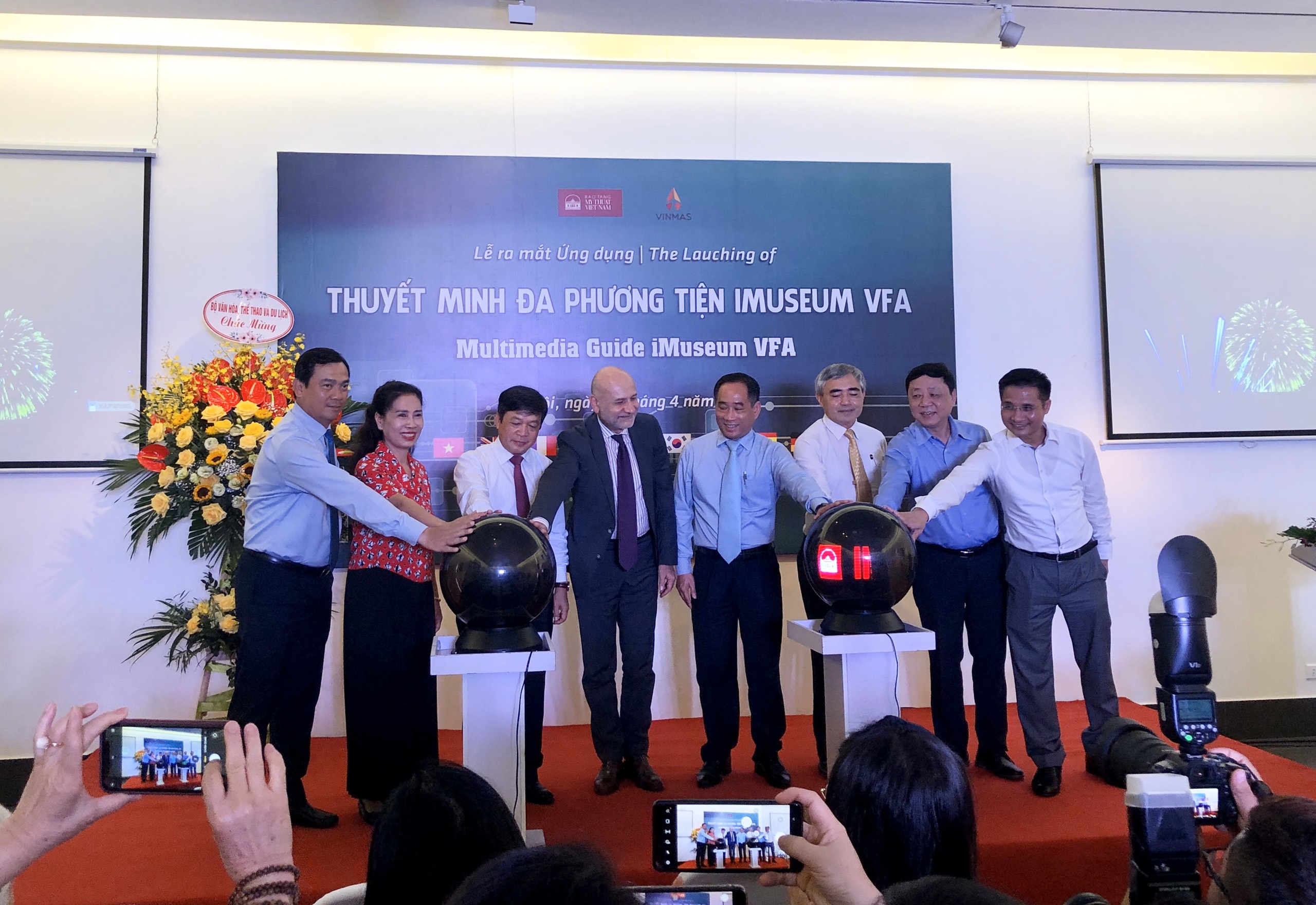 Ứng dụng iMuseum VFA chính thức được ra mắt tại Bảo tàng Mỹ thuật Việt Nam